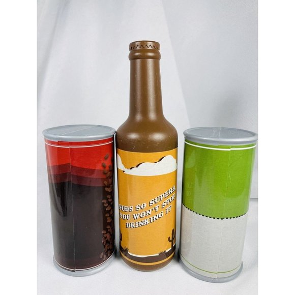 Toy Food Plastic Pretend Cowboy Girl Bandit Beans Snake Soup Suds Lite Set Of 3 - Picture 5 of 9